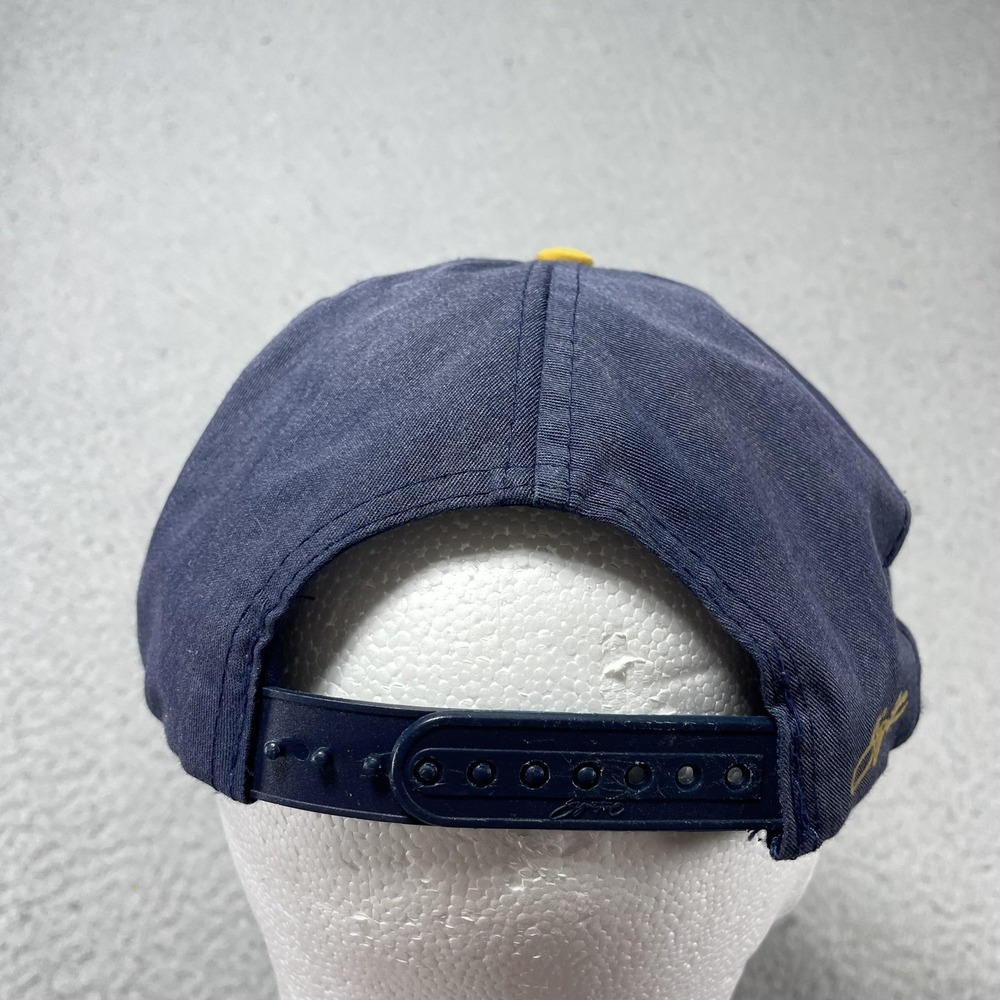 Vintage Michigan Wolverines Hat Cap Snap Back‎ Mens One Size Blue NCAA The Game - Picture 3 of 7